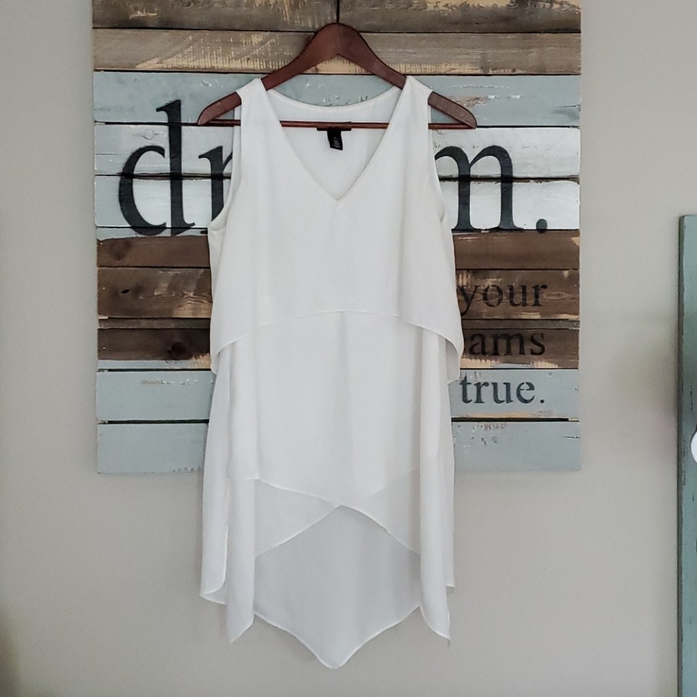 White House Black Market sleeveless blouse